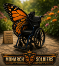 MS Monarch Soldiers Butterfly Yoga Mat